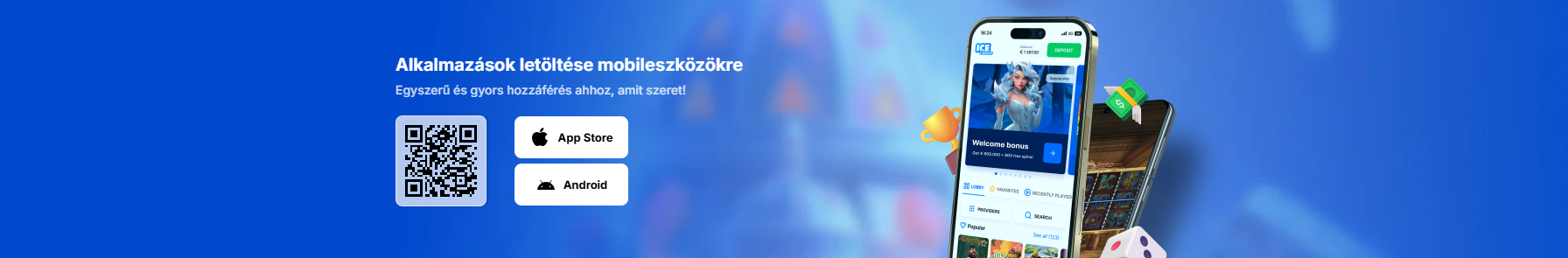 IceCasino mobilalkalmazás – Játssz bárhol, bármikor